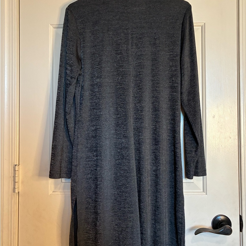 Rabbit Rabbit Rabbit Charcoal Gray Design Long Cardigan - Picture 4 of 9